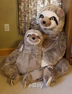 huge stuffed sloth