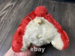 10 The Rushton Company Atlanta Ga Teddy Bear Red Plush Doll Rubber Sad Face