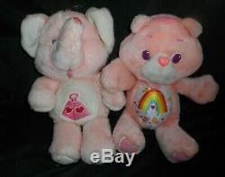 10 Vintage Kenner Care Bears Stuffed Animal Plush Lot Cousins Birthday Grumpy