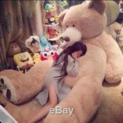 100CM-340CM Giant Large Big Teddy Bear Plush Soft Toy doll Gift(ONLY COVER) hot