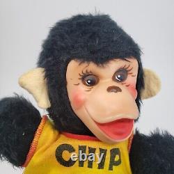 11 Vintage Rushton Chip Rubber Face Monkey Chimp Zippy Stuffed Animal Plush Toy