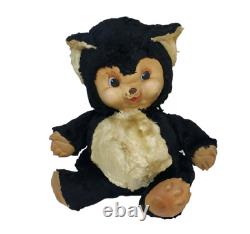 12 Vintage Rushton Chubby Tubby Teddy Bear Rubber Face Stuffed Animal Plush Toy