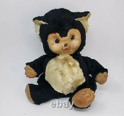 12 Vintage Rushton Chubby Tubby Teddy Bear Rubber Face Stuffed Animal Plush Toy