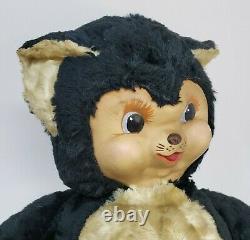 12 Vintage Rushton Chubby Tubby Teddy Bear Rubber Face Stuffed Animal Plush Toy