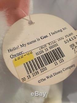 13 Rare Disney Iron Will Samoyed Husky Dog GUS Plush Mint Original Tag