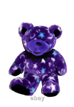 15 Greatful Dead Liquid Blue Dark Star Purple Bear Plush Stuffed Animal