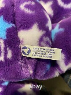 15 Greatful Dead Liquid Blue Dark Star Purple Bear Plush Stuffed Animal