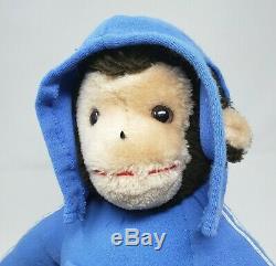 16 Vintage California Stuffed Toys Zoomer Monkey Blue Outfit Plush Animal Toy