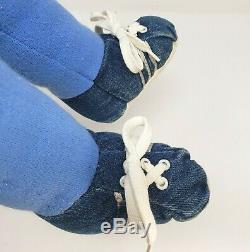 16 Vintage California Stuffed Toys Zoomer Monkey Blue Outfit Plush Animal Toy