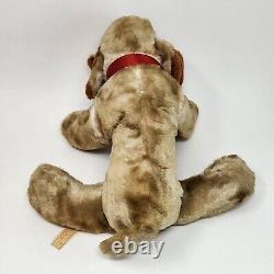 16 Vintage Rushton Brown Puppy Dog Laying Stuffed Animal Plush Antique Toy