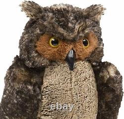 17 Tall Giant Stuffed Owl Lifelike Huge Soft Plush Animal Toy Bird Kids Gift