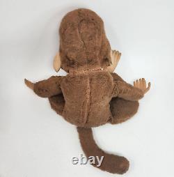 17 Vintage Brown Rubber Face Monkey Flat Hans + Feet Stuffed Animal Plush Toy