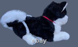 19 A&A Aurora Black & White Siberian Husky Plush Stuffed Animal