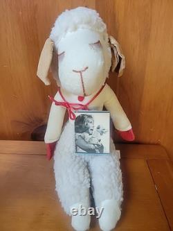 1957 Original Knickerbocker Lamb Chop Shari Lewis Stuffed Animal Plush PBS