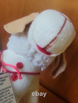 1957 Original Knickerbocker Lamb Chop Shari Lewis Stuffed Animal Plush PBS