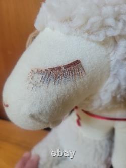 1957 Original Knickerbocker Lamb Chop Shari Lewis Stuffed Animal Plush PBS