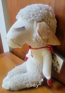 1957 Original Knickerbocker Lamb Chop Shari Lewis Stuffed Animal Plush PBS