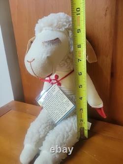 1957 Original Knickerbocker Lamb Chop Shari Lewis Stuffed Animal Plush PBS