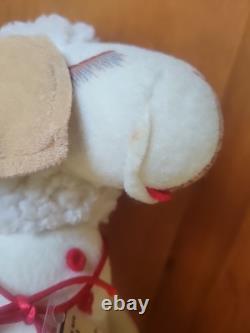 1957 Original Knickerbocker Lamb Chop Shari Lewis Stuffed Animal Plush PBS