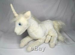 1980's The Last Unicorn Plush Horse 15 Laying Down Vintage Stuffed Animal Toy