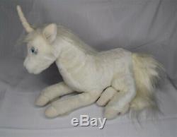 1980's The Last Unicorn Plush Horse 15 Laying Down Vintage Stuffed Animal Toy