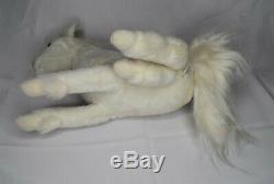 1980's The Last Unicorn Plush Horse 15 Laying Down Vintage Stuffed Animal Toy