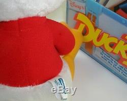 1980s Playskool Huey Duck Tales plush stuffed animal toy Walt Disney's with box