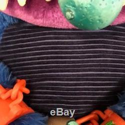 1986 MY PET MONSTER vintage plush original toy with Hand Cuffs Amtoy shakles
