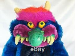 1986 Vintage 24 My Pet Monster Plush with Handcuffs
