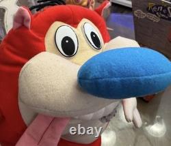 1992 Talking Ren & Stimpy Original Plush Dolls with Box Vintage Mattel
