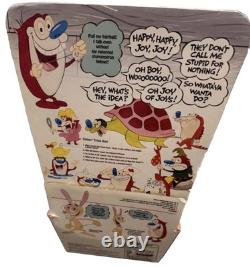 1992 Talking Ren & Stimpy Original Plush Dolls with Box Vintage Mattel
