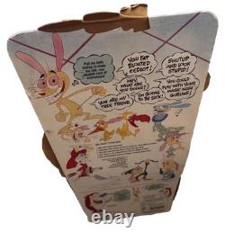 1992 Talking Ren & Stimpy Original Plush Dolls with Box Vintage Mattel
