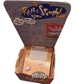 1992 Talking Ren & Stimpy Original Plush Dolls with Box Vintage Mattel