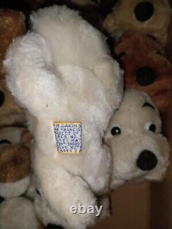 20-Dakin Drooper Assorted Dog Plush 5.5 Stuffed Animal Toy Vintage Old Toy 1973