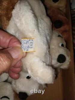 20-Dakin Drooper Assorted Dog Plush 5.5 Stuffed Animal Toy Vintage Old Toy 1973