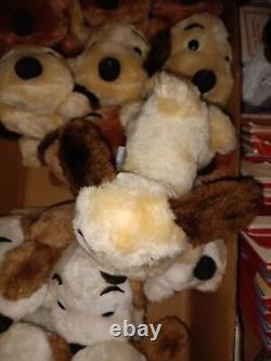 20-Dakin Drooper Assorted Dog Plush 5.5 Stuffed Animal Toy Vintage Old Toy 1973