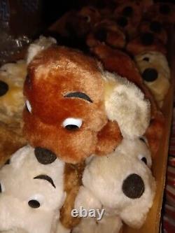 20-Dakin Drooper Assorted Dog Plush 5.5 Stuffed Animal Toy Vintage Old Toy 1973