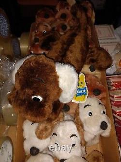 20-Dakin Drooper Assorted Dog Plush 5.5 Stuffed Animal Toy Vintage Old Toy 1973