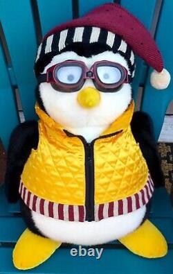 20 Debbie Mumm Gold Vest Goggles Hugsy Friends Mervyns Plush Penguin Excellent
