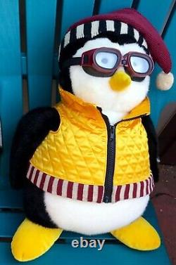 20 Debbie Mumm Gold Vest Goggles Hugsy Friends Mervyns Plush Penguin Excellent