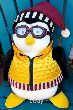 20 Debbie Mumm Gold Vest Goggles Hugsy Friends Mervyns Plush Penguin Excellent