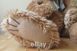 2000 Boyds Bears Clem Cladiddlebear Large Stuffed Animal Plush Bear withBow 30