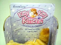2001 DSI Kitty Kitty Kittens Punkin Plush Toy New In Box Orange White Stripe Cat