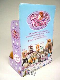 2001 DSI Kitty Kitty Kittens Rascal Plush Toy New In Box White Orange Brown Cat