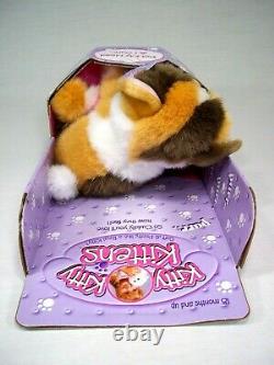 2001 DSI Kitty Kitty Kittens Rascal Plush Toy New In Box White Orange Brown Cat