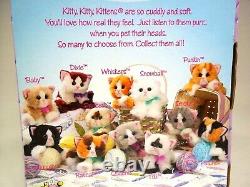 2001 DSI Kitty Kitty Kittens Rascal Plush Toy New In Box White Orange Brown Cat