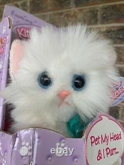 2001 DSI Kitty Kitty Kittens Snowball Plush Toy New In Box White Cat Fluffy