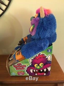 2001 My Pet Monster NIB Talking Sounds Plush Stuffed Animal Handcuffs