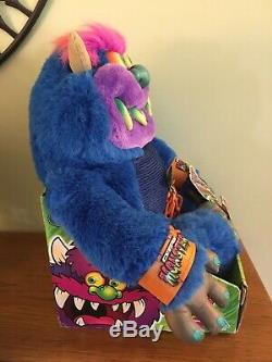 2001 My Pet Monster NIB Talking Sounds Plush Stuffed Animal Handcuffs