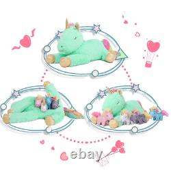 22 Unicorn Stuffed Animal Mommy Stuffed Unicorn with 4 Baby Unicorns Cute Plush